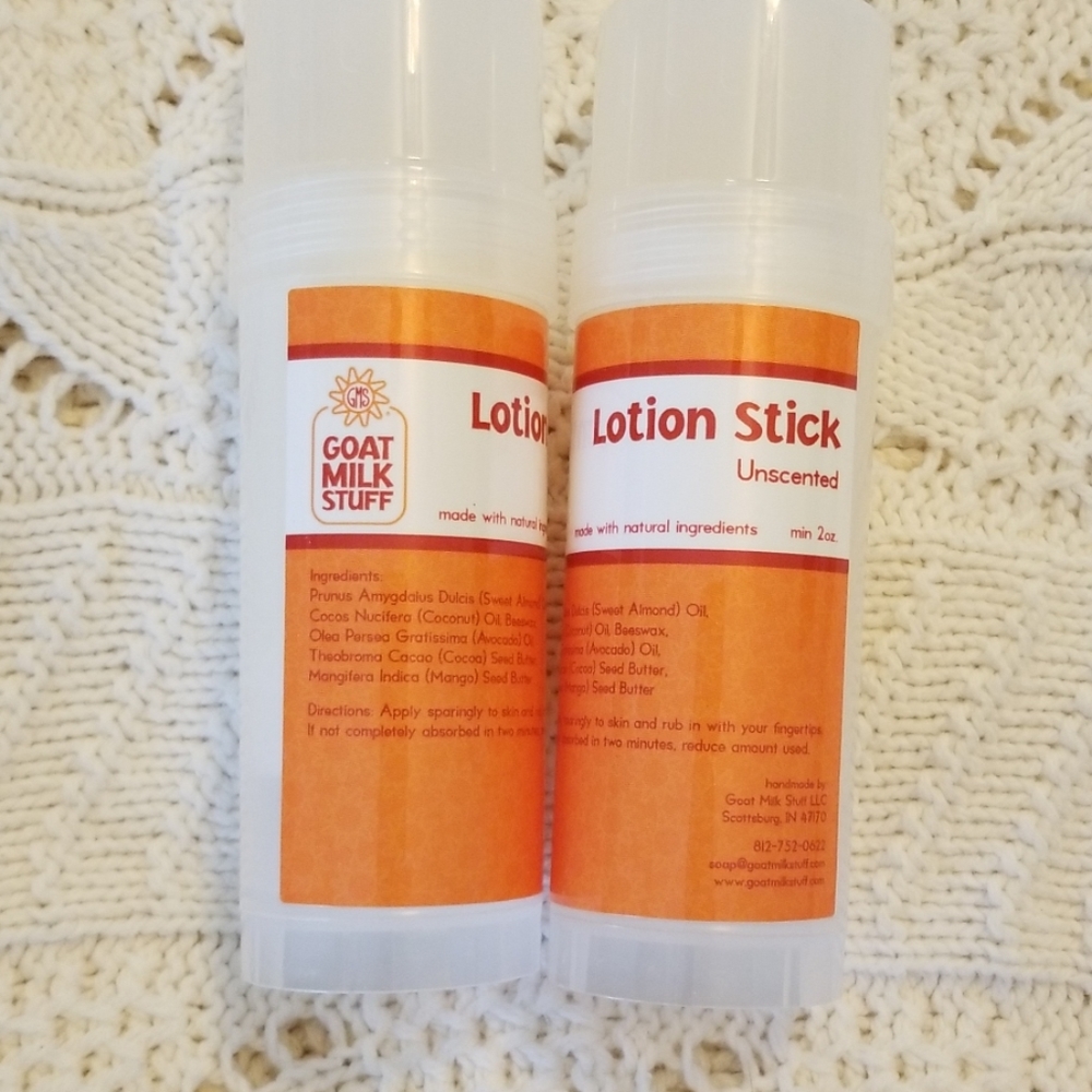 Goat milk stuff lotion  stick unscented